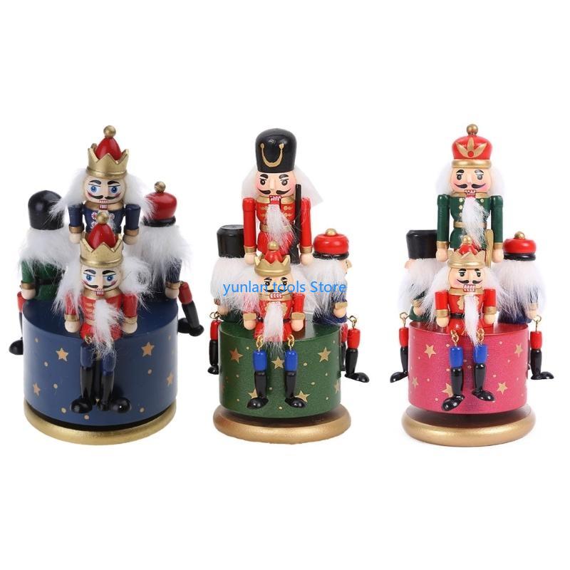 Nutcracker Figurine - 50LB 4 in 1 Wooden Nutcracker
