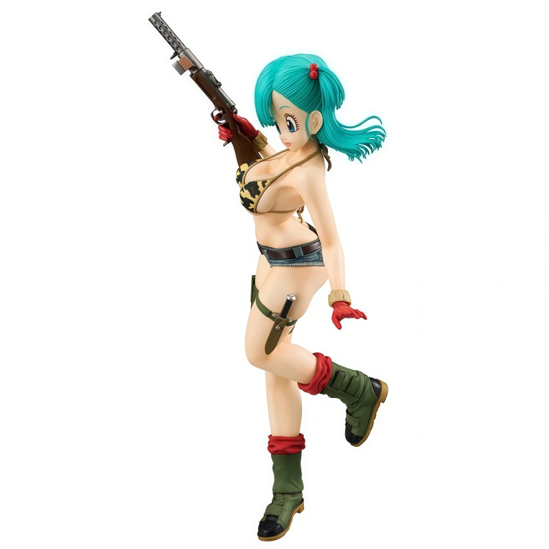 Ornament Ball Set - Cute Dragon Ball Z Bulma figurine