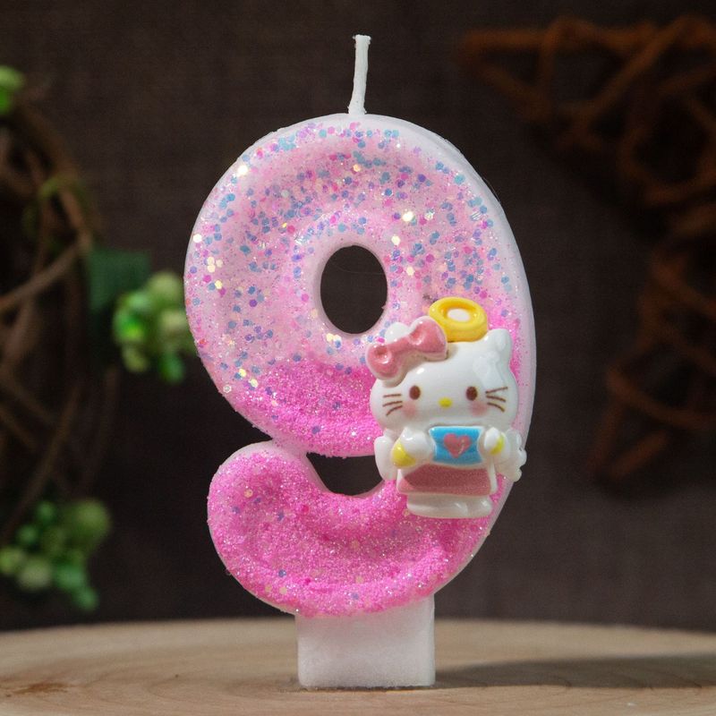 Holiday Candle Set - Hello Kitty 0-9 Number Birthday Candles