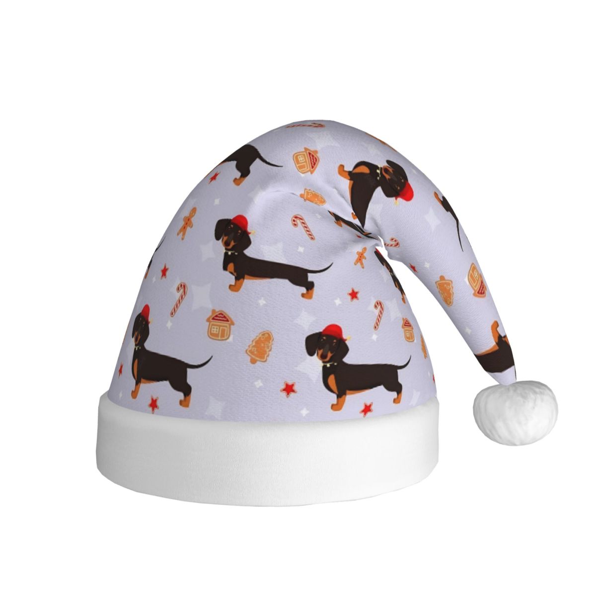 Santa Hat Plush - Dachshund Plush Kawaii Christmas Hats for