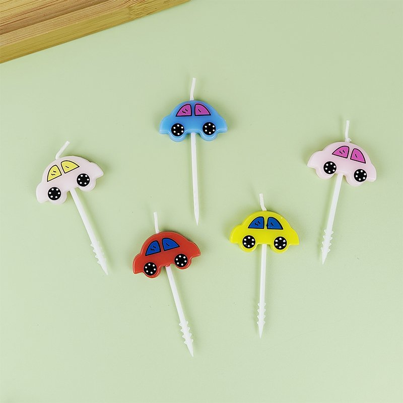 5 Car Candles Children's Birth - Holiday Candle Set ulasan dan harga