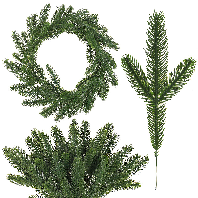 Artificial Pine Branches, Fake - Christmas Wreath Fake ulasan dan harga