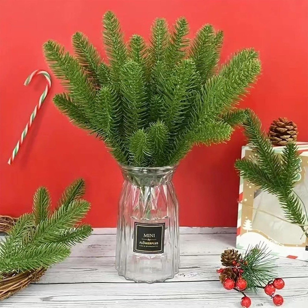 20Pcs Christmas Artificial Pin - Christmas Tree Artificial ulasan dan harga