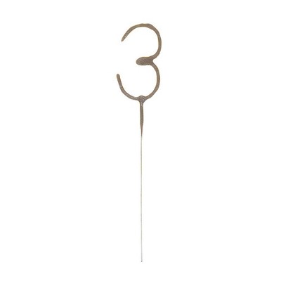 Number 3 Sparkler Flame Candle - Holiday Candle Set ulasan dan harga