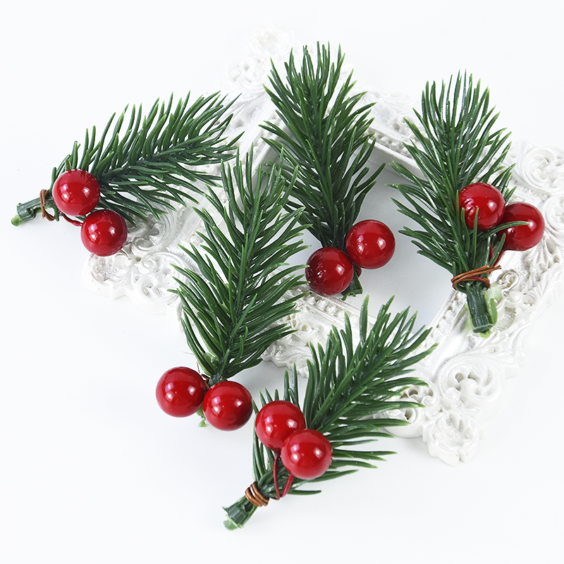 10pcs Christmas Berry Pine Con - Christmas Wreath Fake ulasan dan harga
