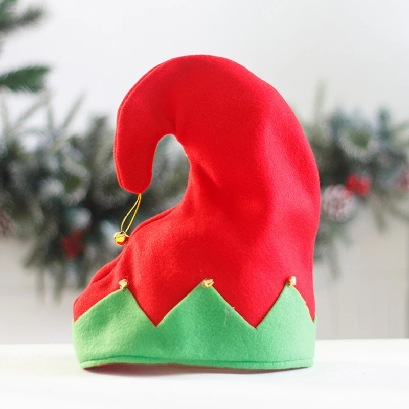 Plush Elf Hats With Metal Bell - Santa Hat Plush ulasan dan harga
