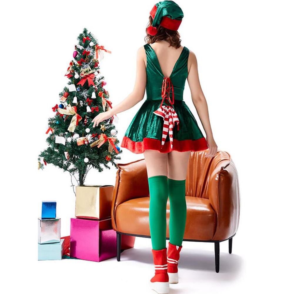 Adult Elf Santa Claus Cosplay  - Elf Costume Christmas ulasan dan harga