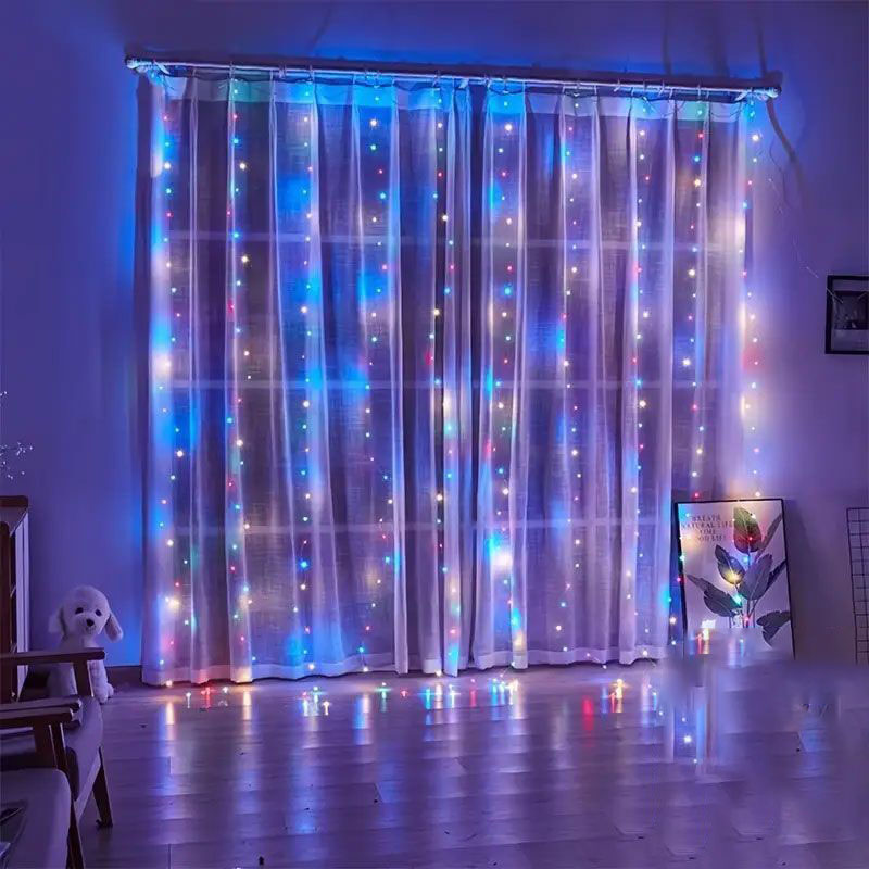 USB LED Curtain Lights Wedding - Led Fairy String Lights ulasan dan harga