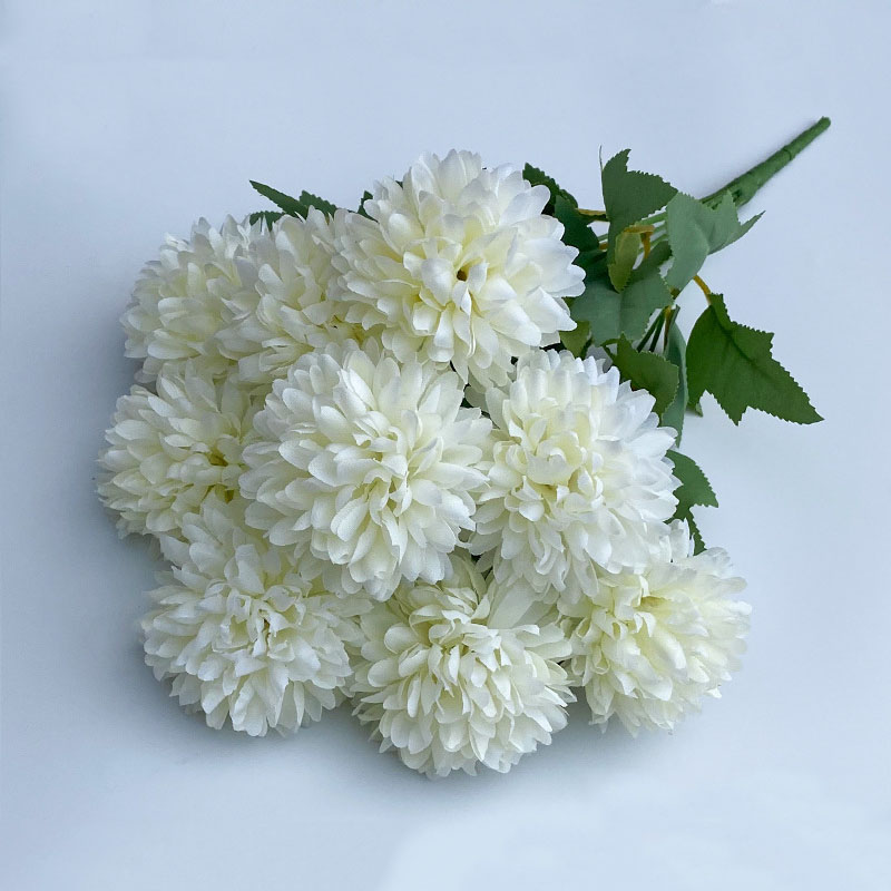 Artificial Flower Bouquet Chry - Christmas Wreath Fake ulasan dan harga