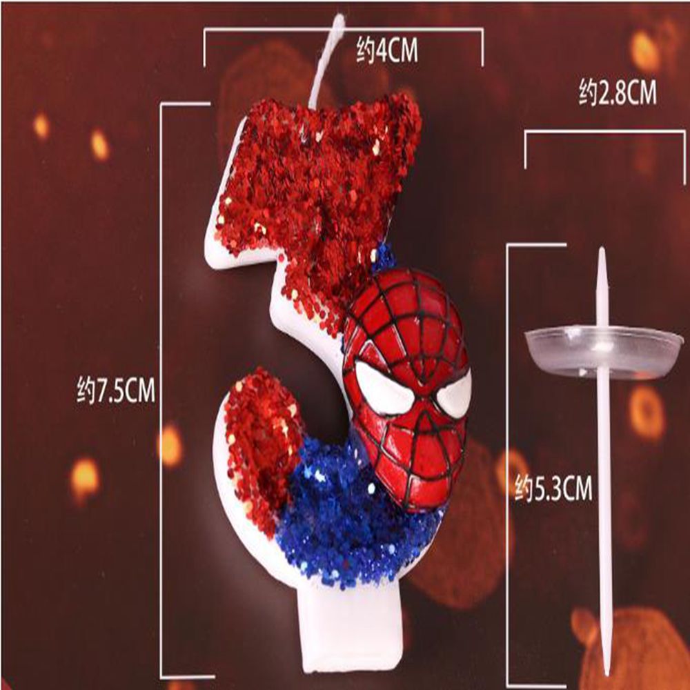 Spider-Man Digital Number Cand - Holiday Candle Set ulasan dan harga