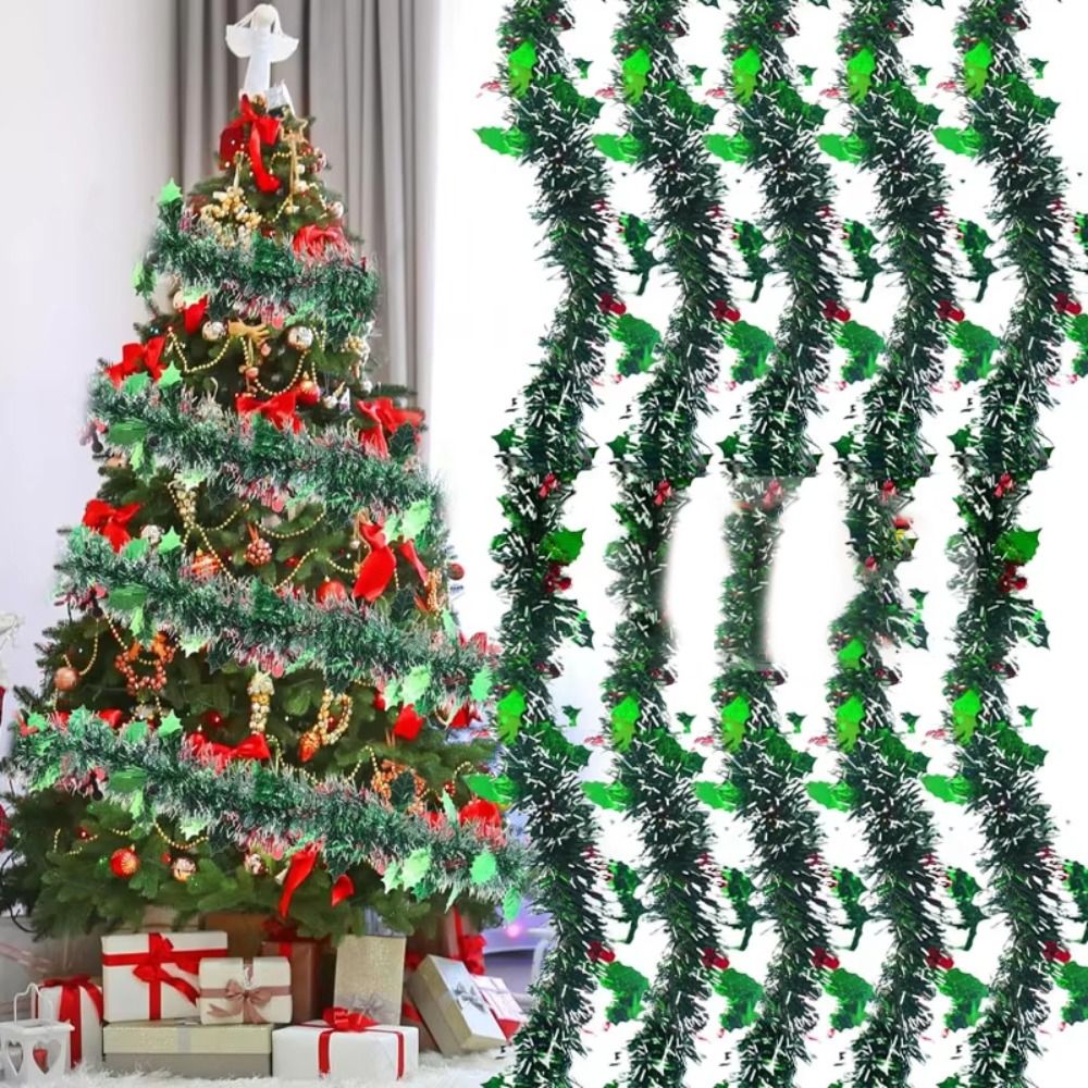 2PCS Reusable 2M Christmas Gar - Tinsel Garland Decoration ulasan dan harga