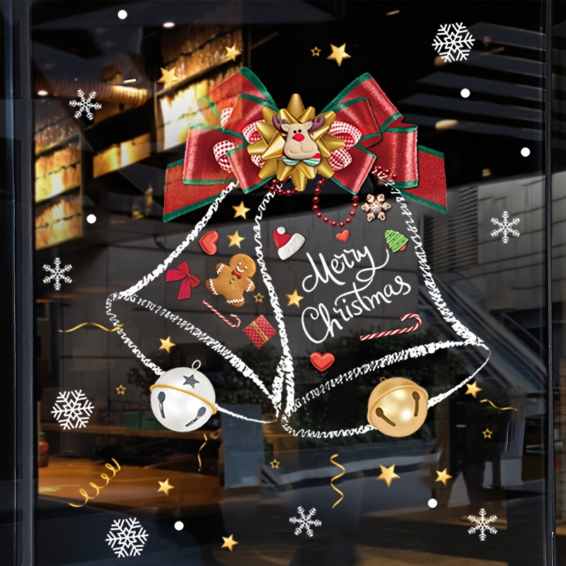 Christmas Stickers Snowflake T - Snowflake Window Decal ulasan dan harga