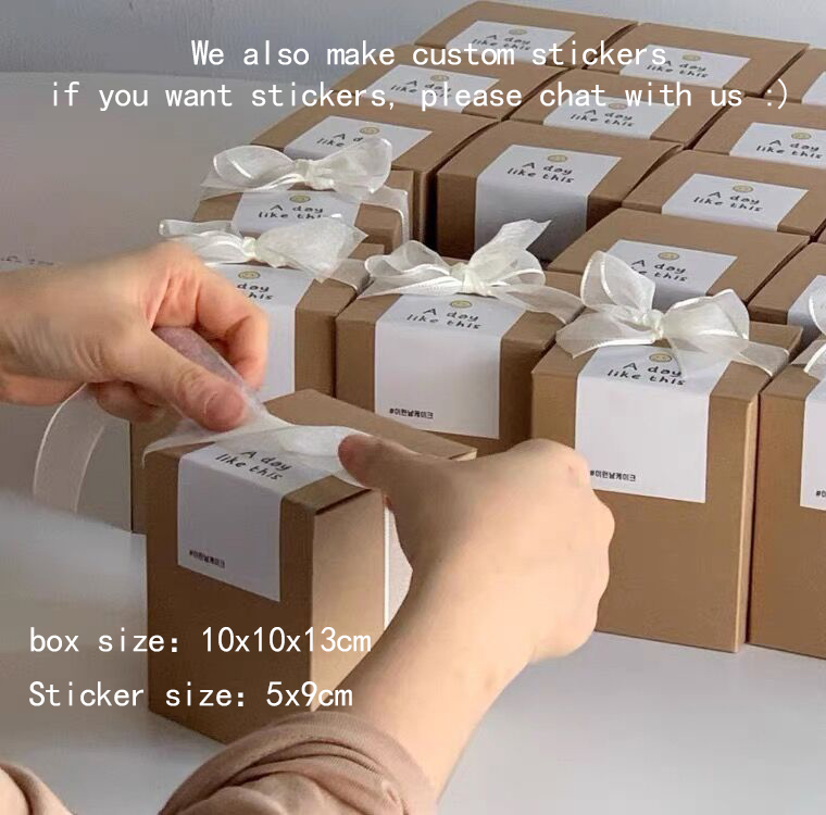 Kraft Paper Box Candle Lipstic - Holiday Candle Set ulasan dan harga