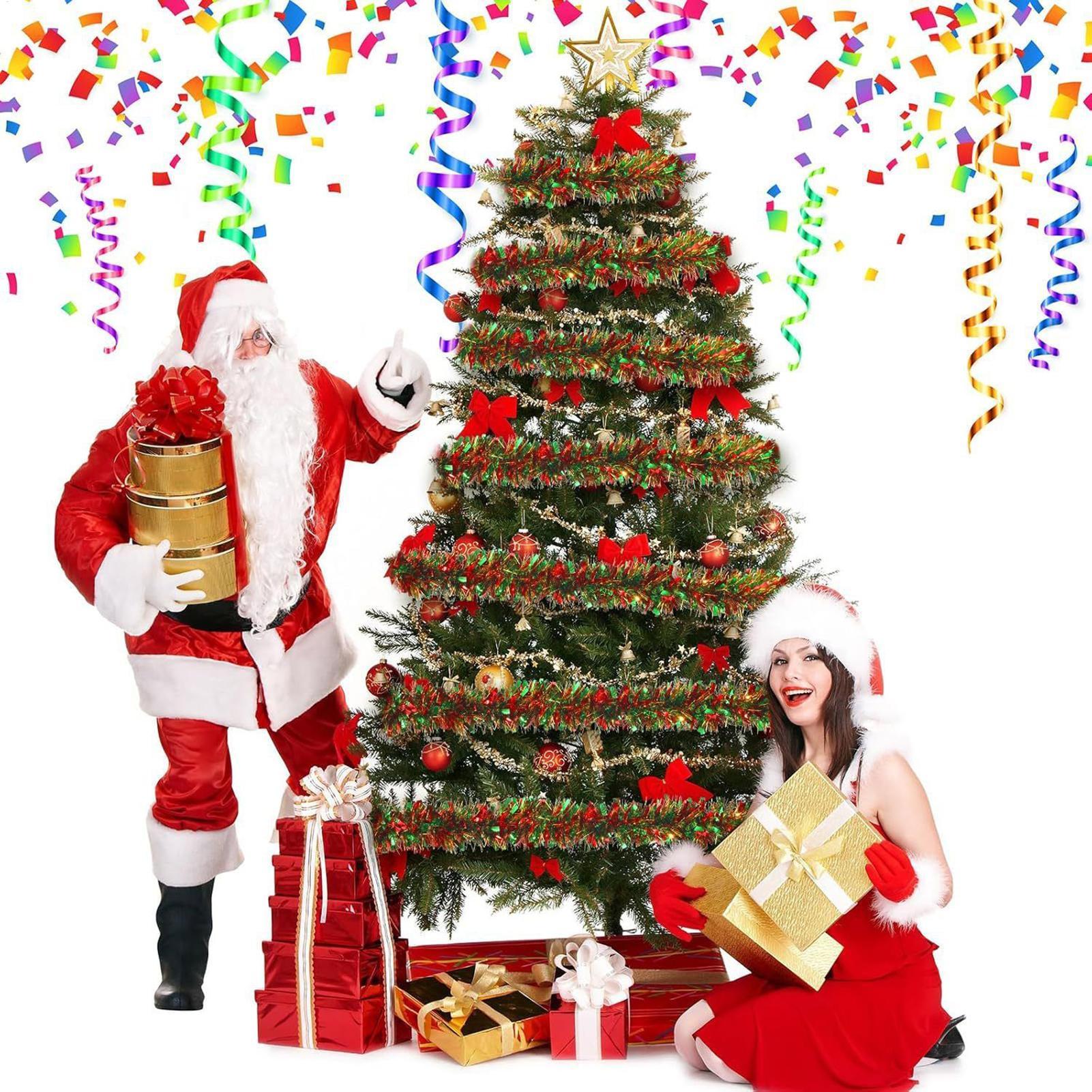 Christmas Tinsel Garland Spark - Tinsel Garland Decoration ulasan dan harga