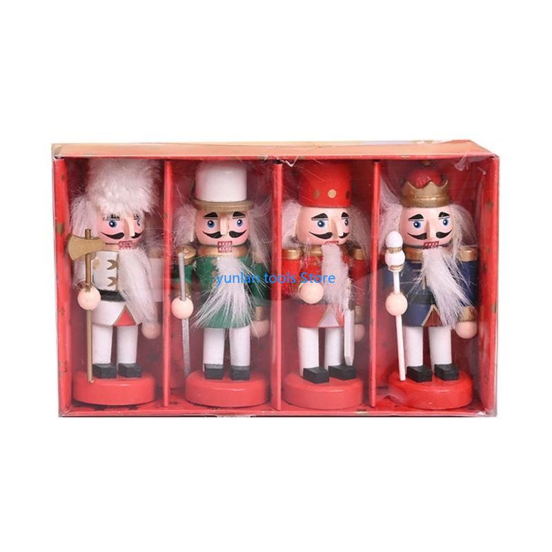 50LB 4Pcs Wooden Nutcracker Ki - Nutcracker Figurine ulasan dan harga