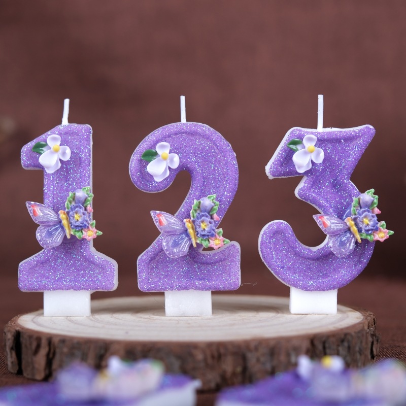 New 0-9 Number Birthday Candle - Holiday Candle Set ulasan dan harga