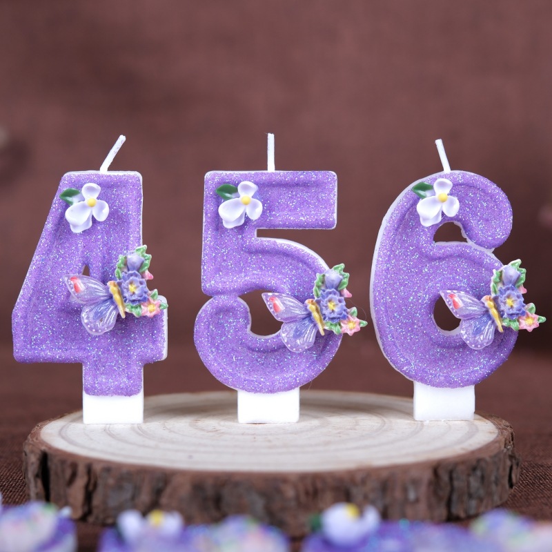 New 0-9 Number Birthday Candle - Holiday Candle Set ulasan dan harga