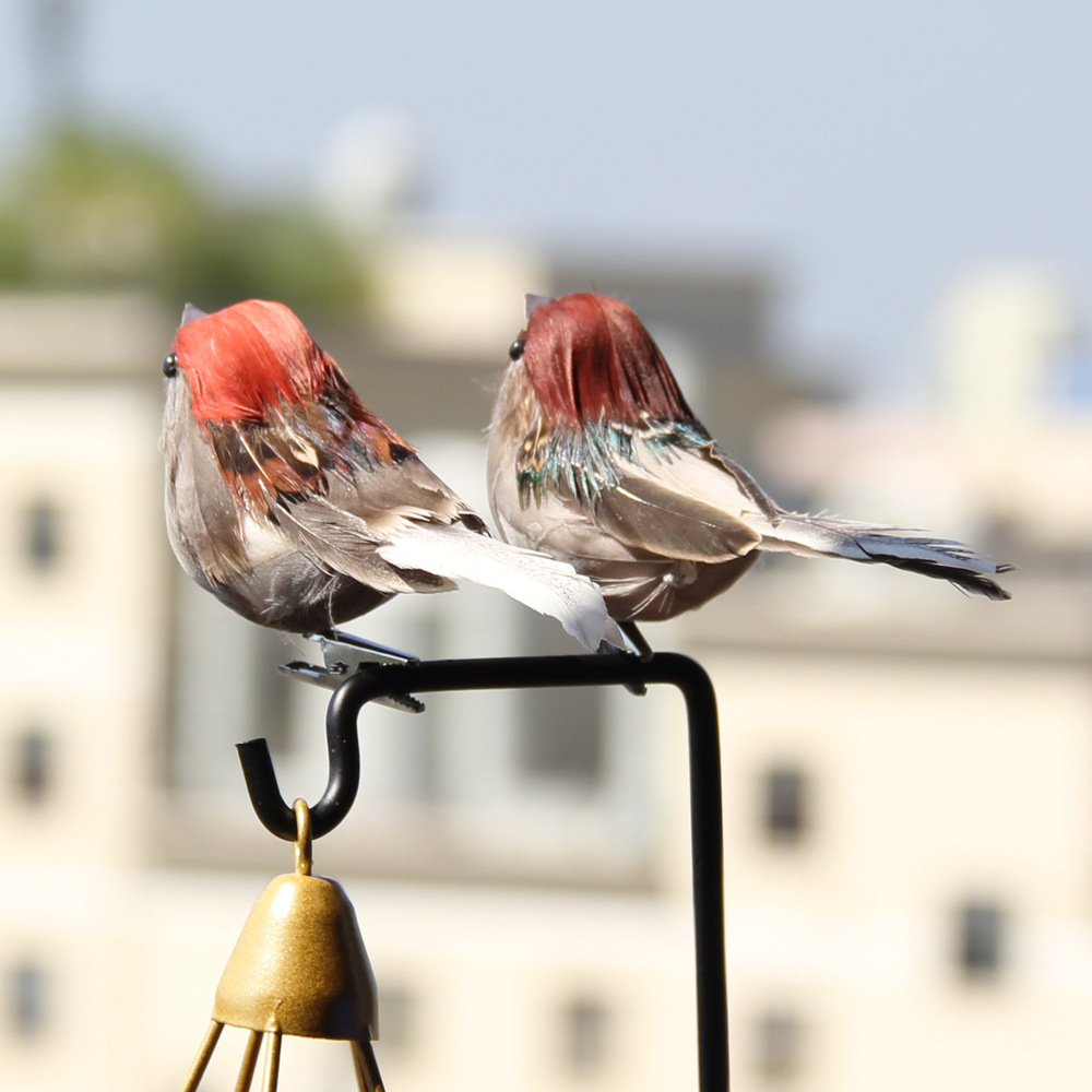 2Pcs Hot Feather Bird Imitatio - Christmas Tree Artificial ulasan dan harga