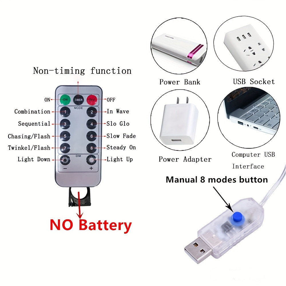 2M-30M LED String Lights USB C - Led Fairy String Lights ulasan dan harga